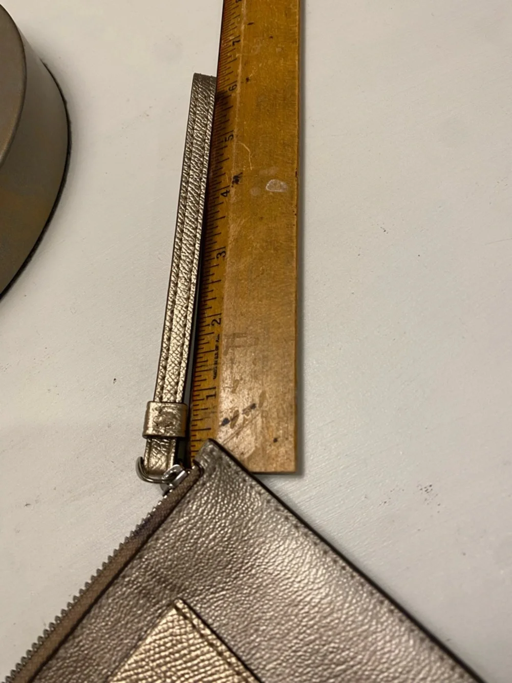 Coach Signature Zip Top Cardholder Wristlet Leather Wallet - Picture 11 of 13